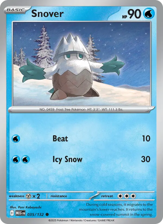 Snover 35 Mega Evolution Pokesingles