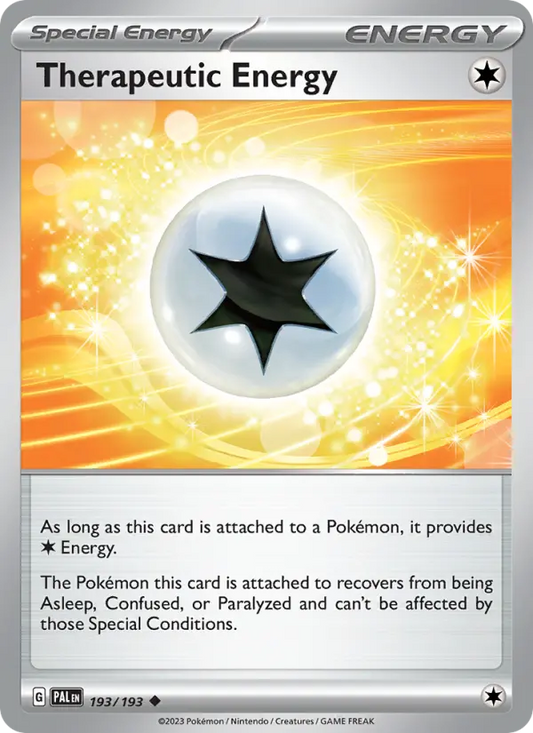 Therapeutic Energy 193 Paldea Evolved Pokesingles