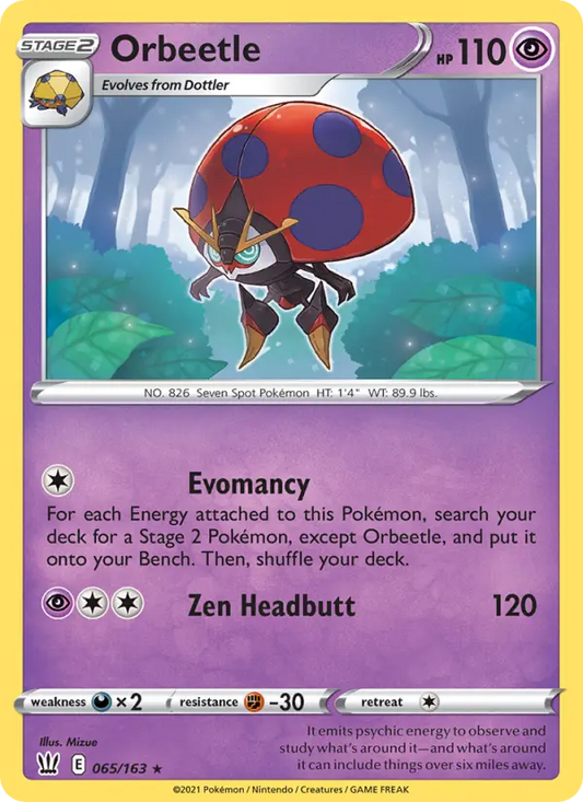 Orbeetle 65 Battle Styles Pokesingles