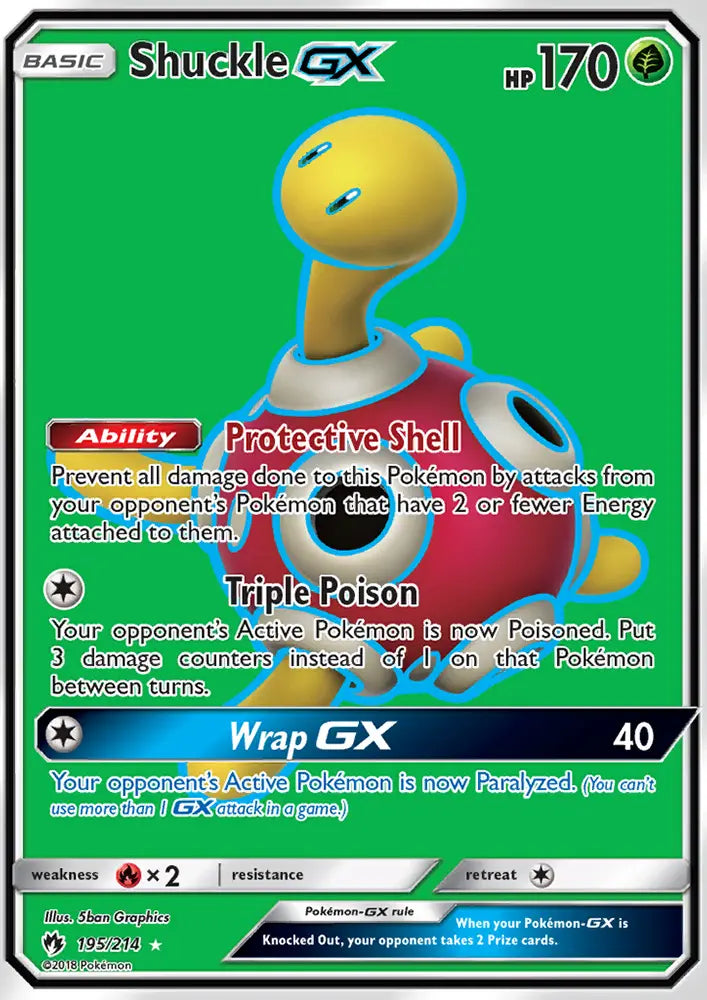 Shuckle GX 195 Lost Thunder Pokesingles