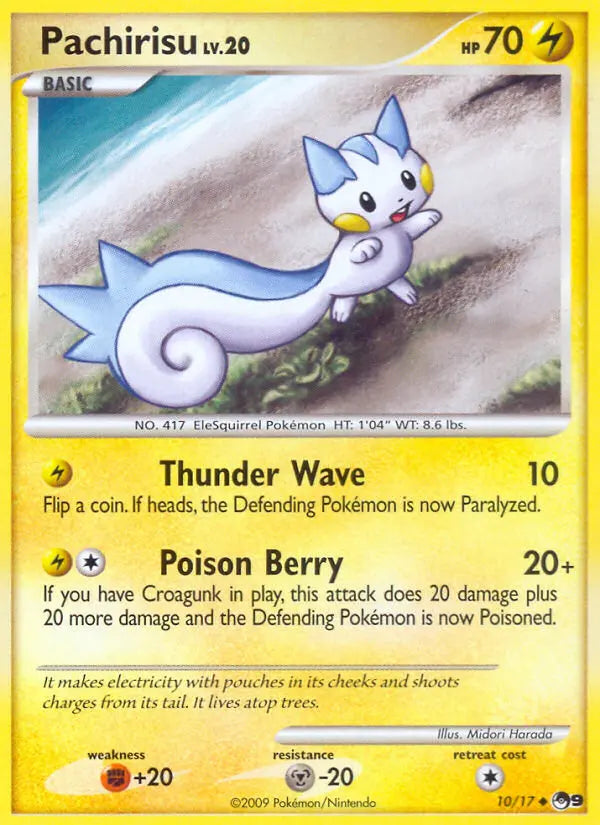 Pachirisu 10 POP Series 9 Pokesingles