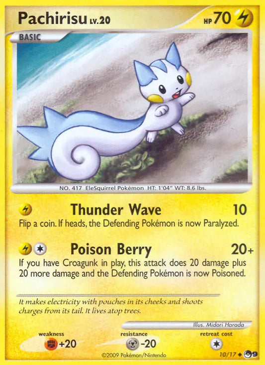 Pachirisu 10 POP Series 9 Pokesingles