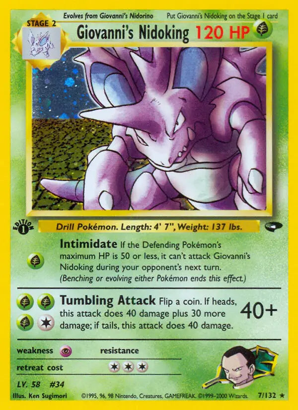 Giovanni's Nidoking 7 Gym Challenge Pokesingles