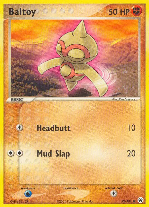 Baltoy 53 Hidden Legends Pokesingles