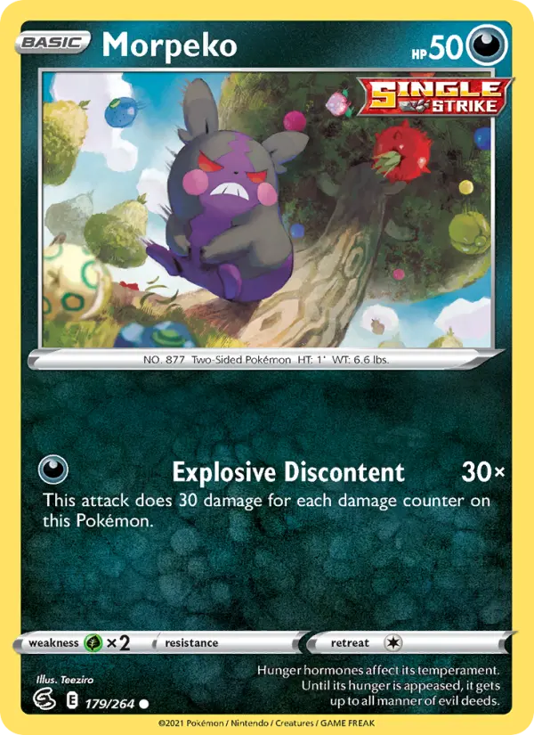 Morpeko 179 Fusion Strike Pokesingles