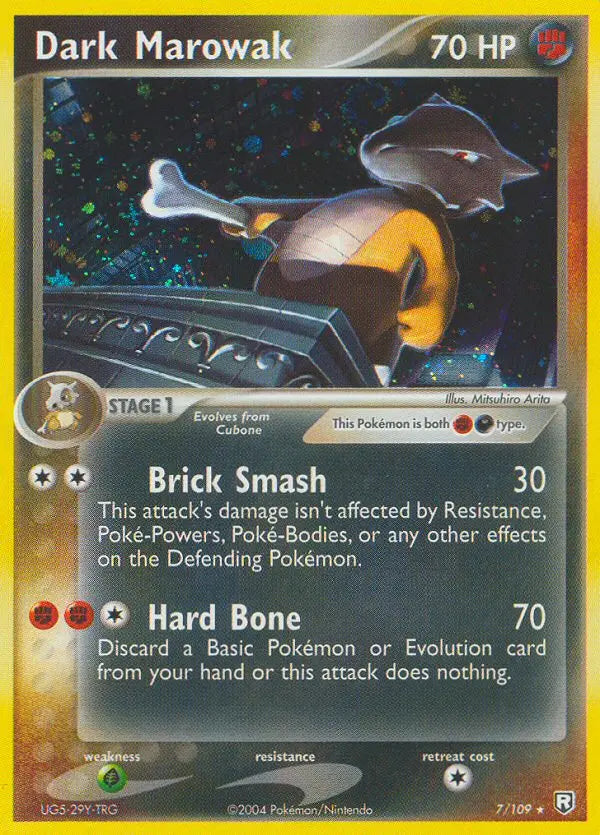 Dark Marowak 7 Team Rocket Returns Pokesingles