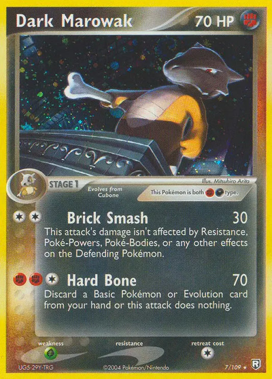 Dark Marowak 7 Team Rocket Returns Pokesingles