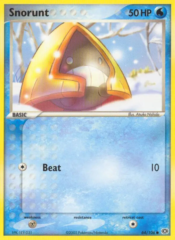 Snorunt 64 Emerald Pokesingles
