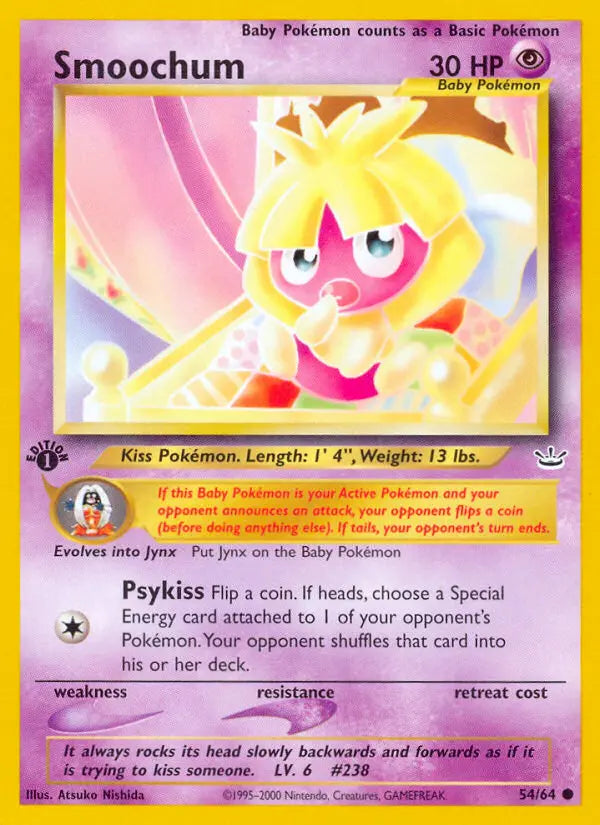 Smoochum 54 Neo Revelation Pokesingles