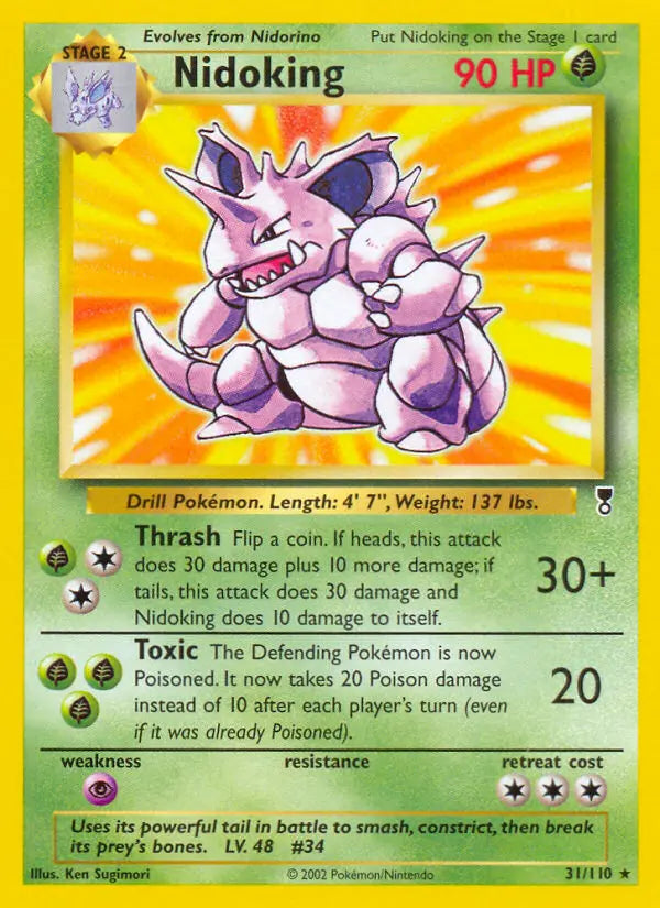 Nidoking 31 Legendary Collection Pokesingles
