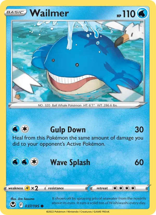 Wailmer 37 Silver Tempest Pokesingles