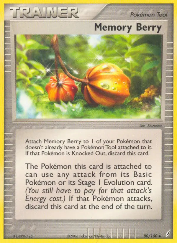 Memory Berry 80 Crystal Guardians Pokesingles