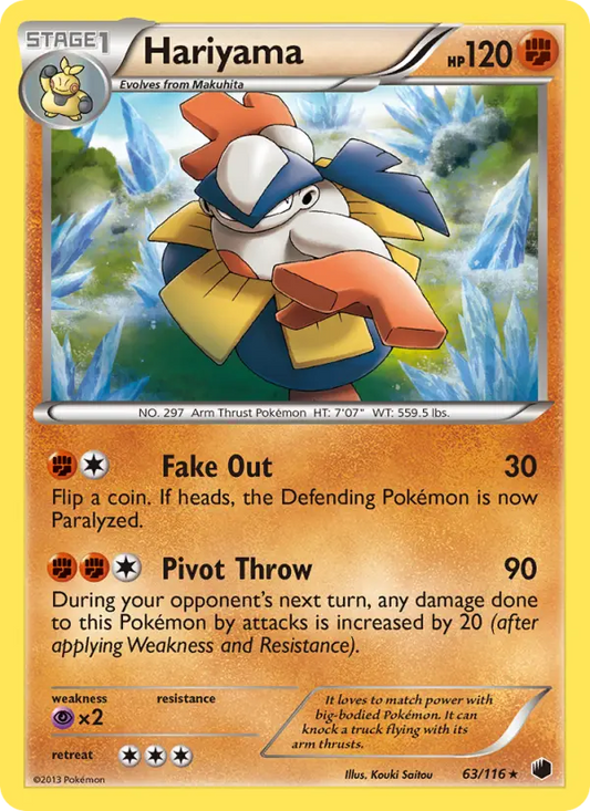 Hariyama 63 Plasma Freeze Pokesingles