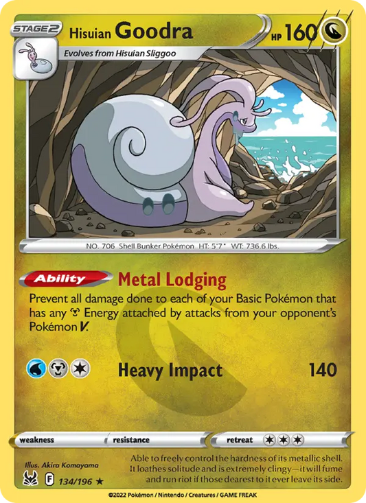 Hisuian Goodra 134 Lost Origin Pokesingles