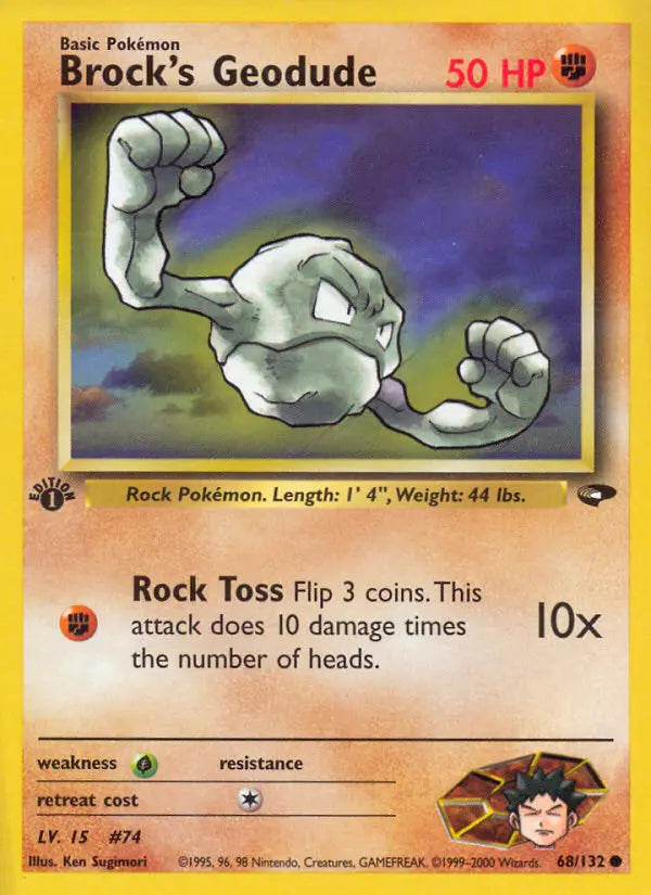 Brock's Geodude 68 Gym Challenge Pokesingles