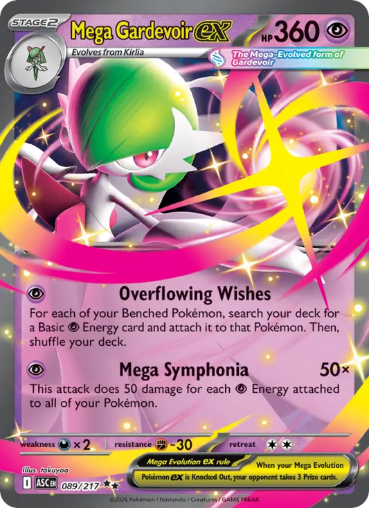 Mega Gardevoir ex 89 Ascended Heroes Pokesingles