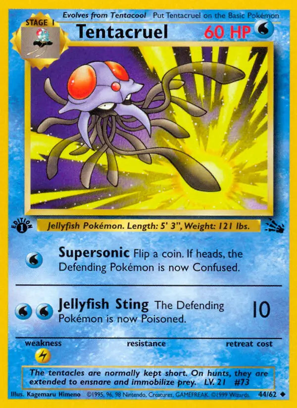 Tentacruel 44 Fossil Pokesingles