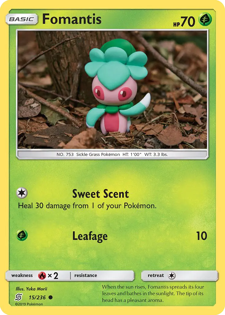 Fomantis 15 Unified Minds Pokesingles