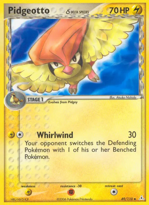 Pidgeotto δ 49 Holon Phantoms Pokesingles