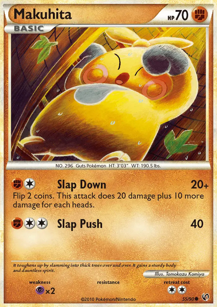 Makuhita 55 Undaunted Pokesingles
