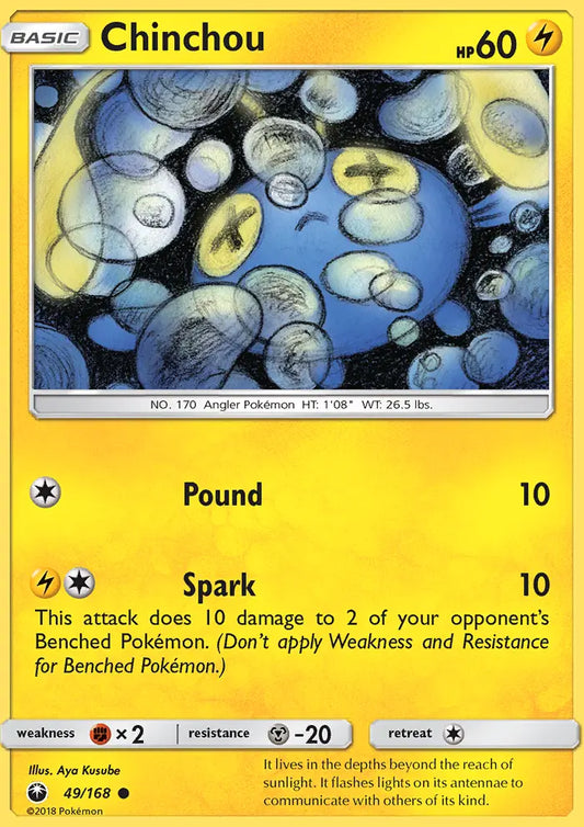 Chinchou 49 Celestial Storm Pokesingles