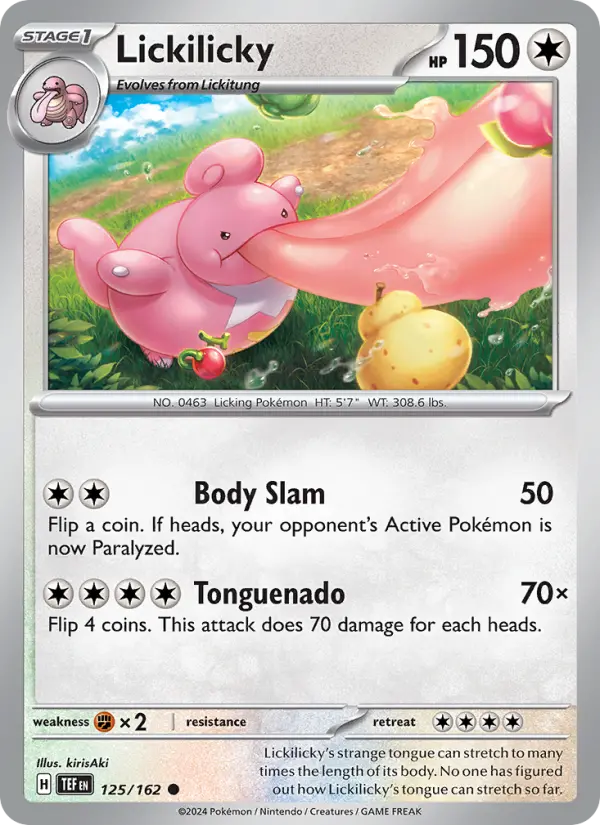Lickilicky 125 Temporal Forces Pokesingles