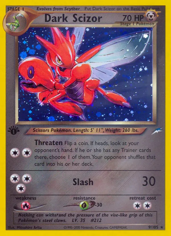 Dark Scizor 9 Neo Destiny Pokesingles