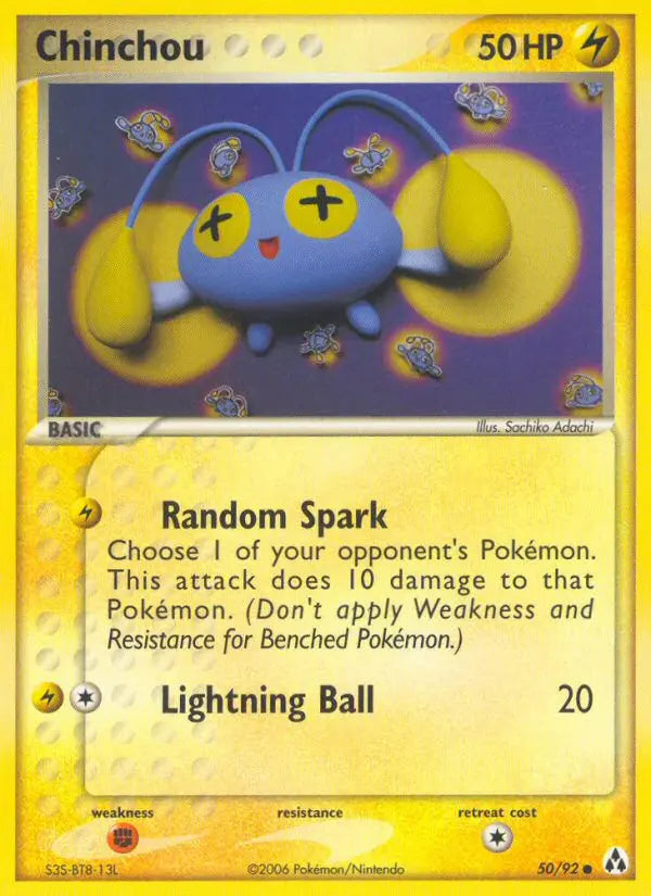 Chinchou 50 Legend Maker Pokesingles