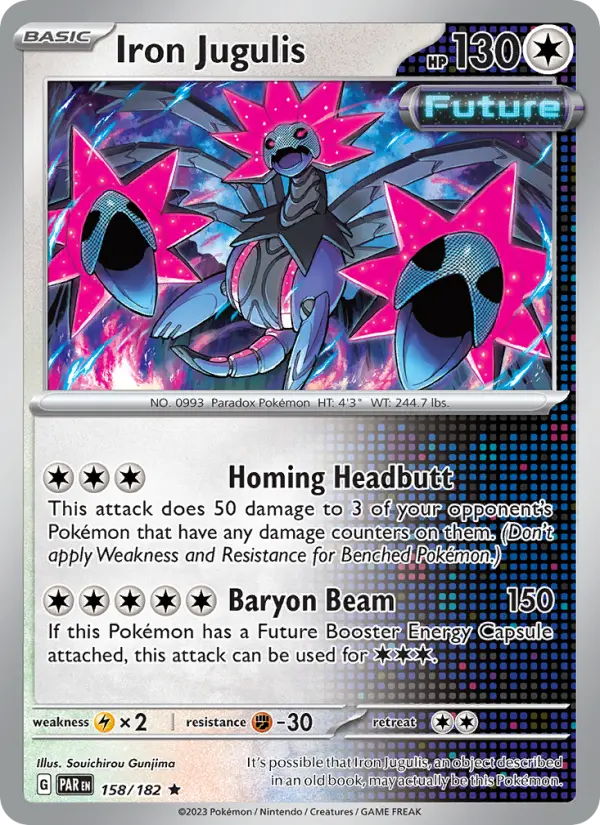 Iron Jugulis 158 Paradox Rift Pokesingles
