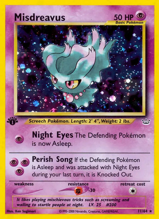 Misdreavus 11 Neo Revelation Pokesingles