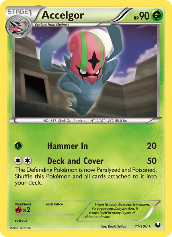 Accelgor 11 Dark Explorers Pokesingles