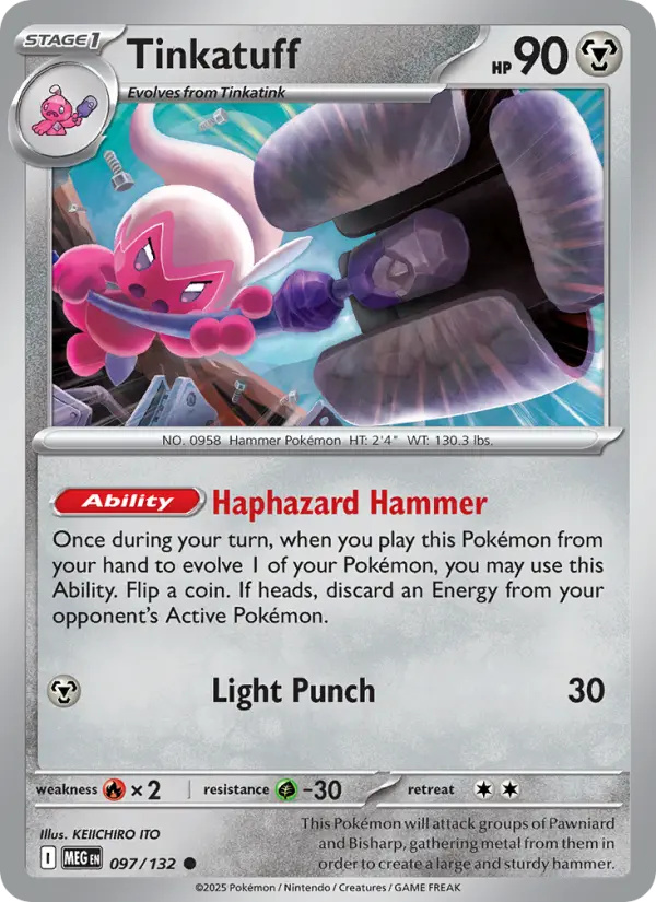 Tinkatuff 97 Mega Evolution Pokesingles