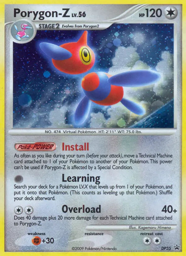 Porygon-Z DP35 DP Black Star Promos Pokesingles
