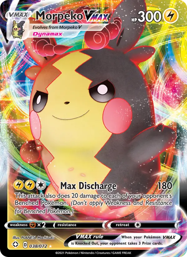 Morpeko VMAX 38 Shining Fates Pokesingles