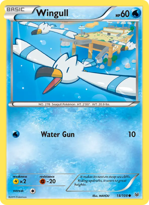 Wingull 18 Roaring Skies Pokesingles