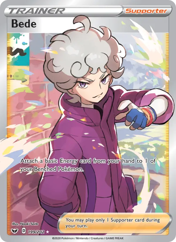 Bede 199 Sword & Shield Pokesingles