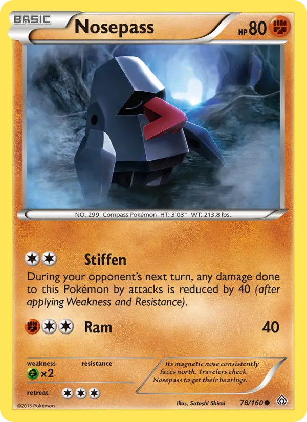 Nosepass 78 Primal Clash Pokesingles