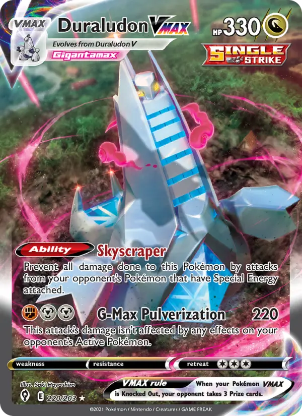 Duraludon VMAX 220 Evolving Skies Pokesingles