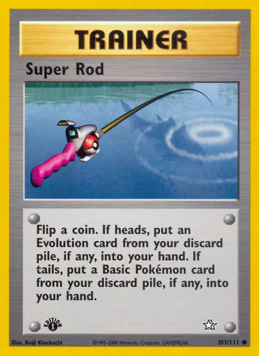 Super Rod 103 Neo Genesis Pokesingles