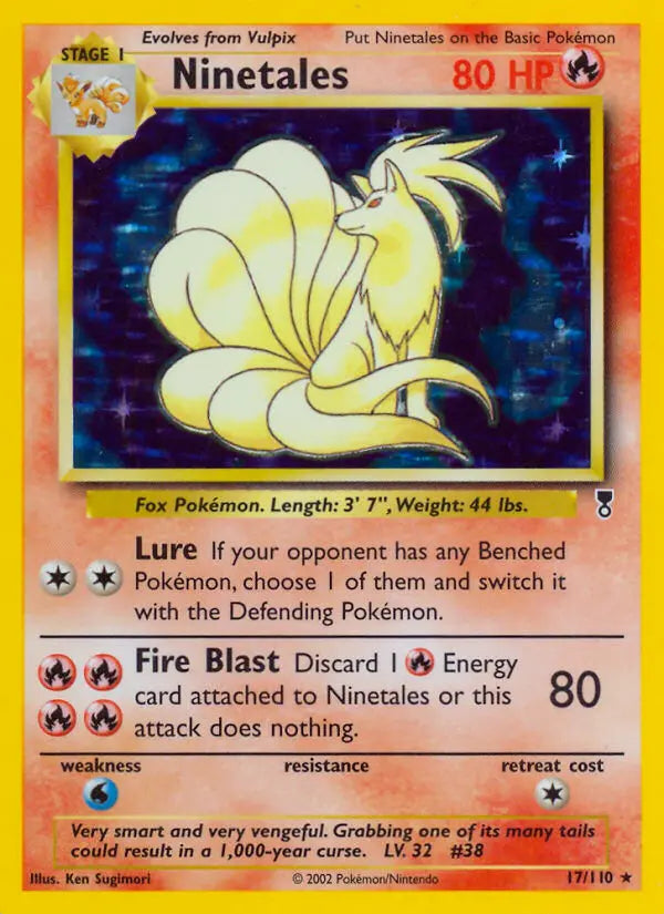 Ninetales 17 Legendary Collection Pokesingles