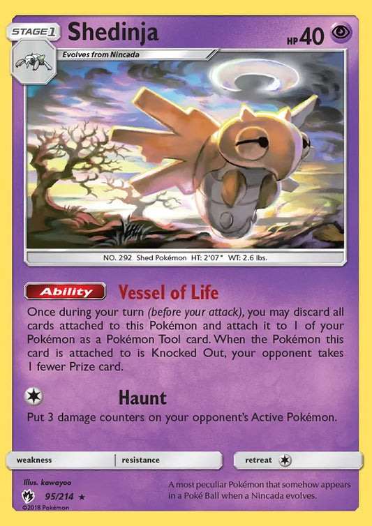 Shedinja 95 Lost Thunder Pokesingles