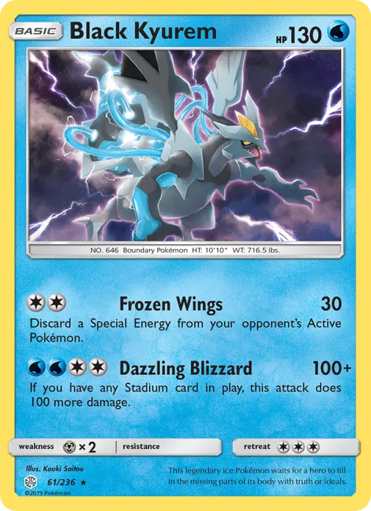 Black Kyurem 61 Cosmic Eclipse Pokesingles