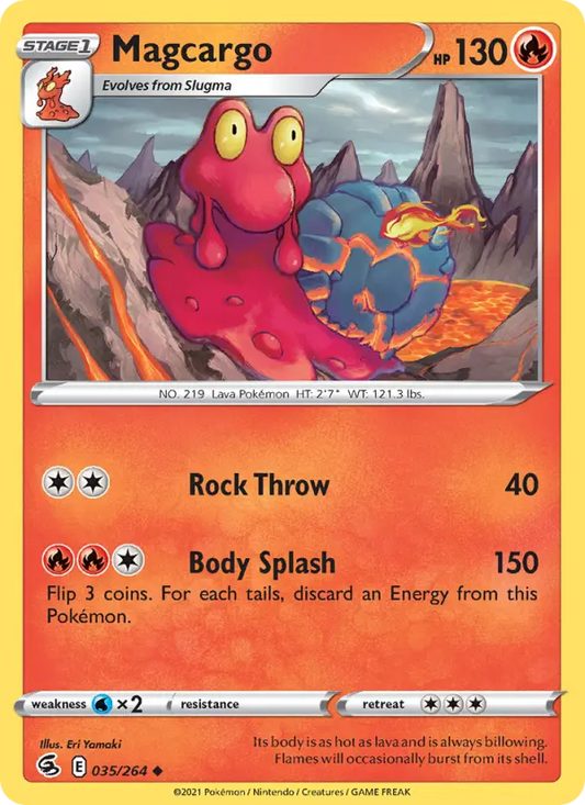 Magcargo 35 Fusion Strike Pokesingles