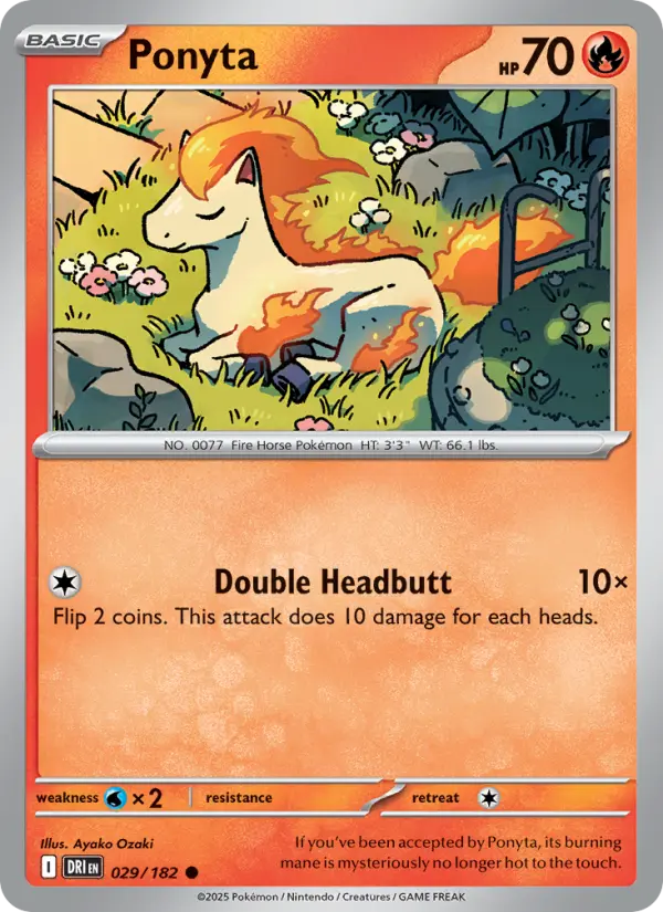 Ponyta 29 Destined Rivals Pokesingles