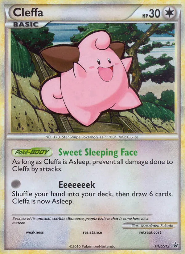 Cleffa HGSS12 HGSS Black Star Promos Pokesingles
