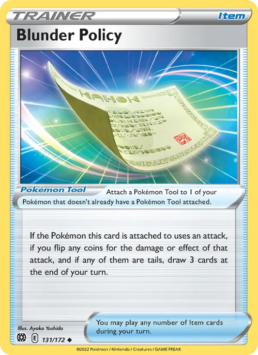 Blunder Policy 131 Brilliant Stars Pokesingles