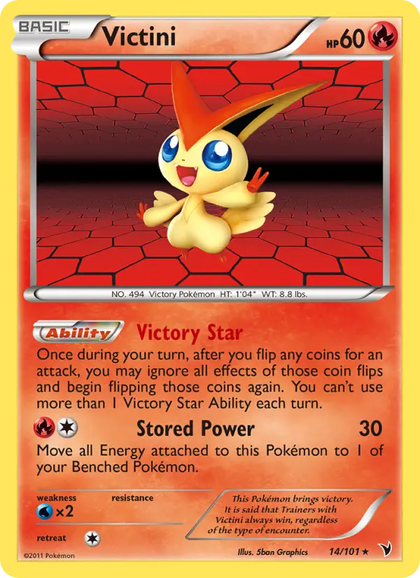 Victini 14 Noble Victories Pokesingles