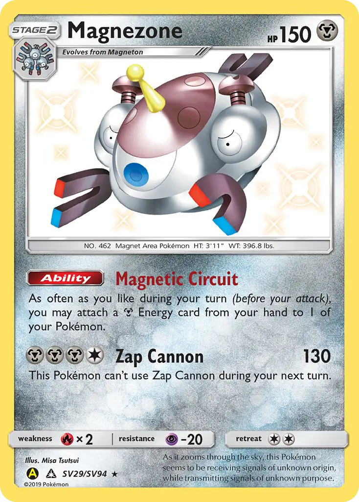 Magnezone SV29 Hidden Fates Shiny Vault Pokesingles