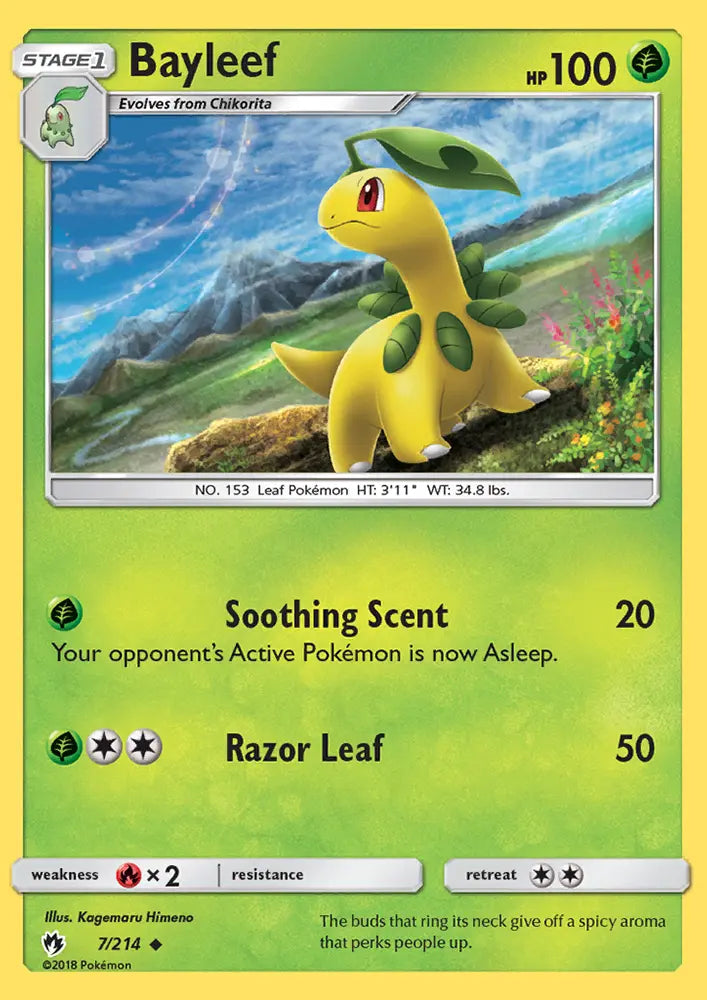 Bayleef 7 Lost Thunder Pokesingles