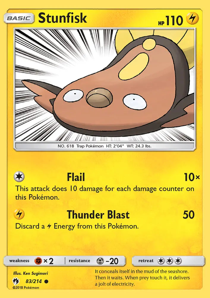 Stunfisk 83 Lost Thunder Pokesingles
